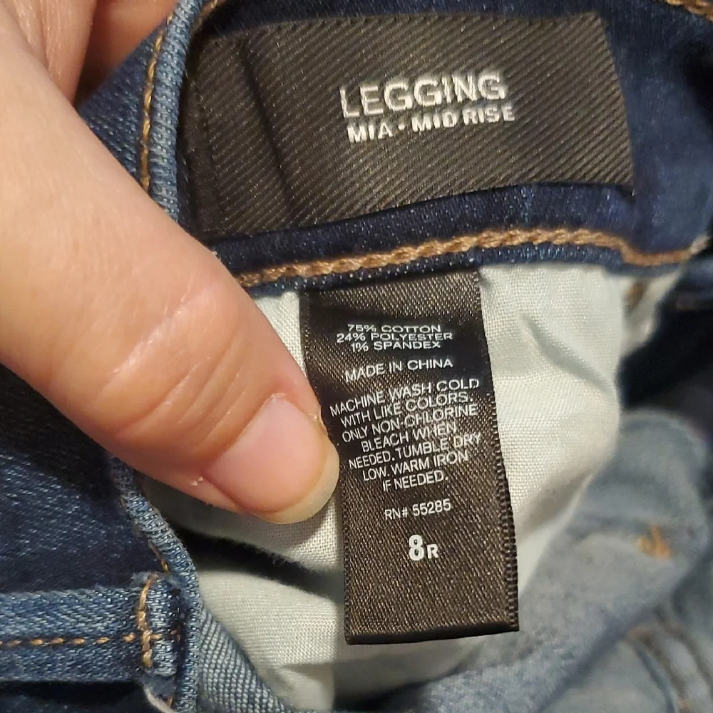 Express Indigo Denim Jeggings